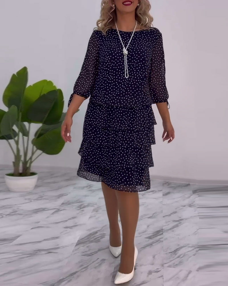 Karly - Rochie elegantă de toamnă