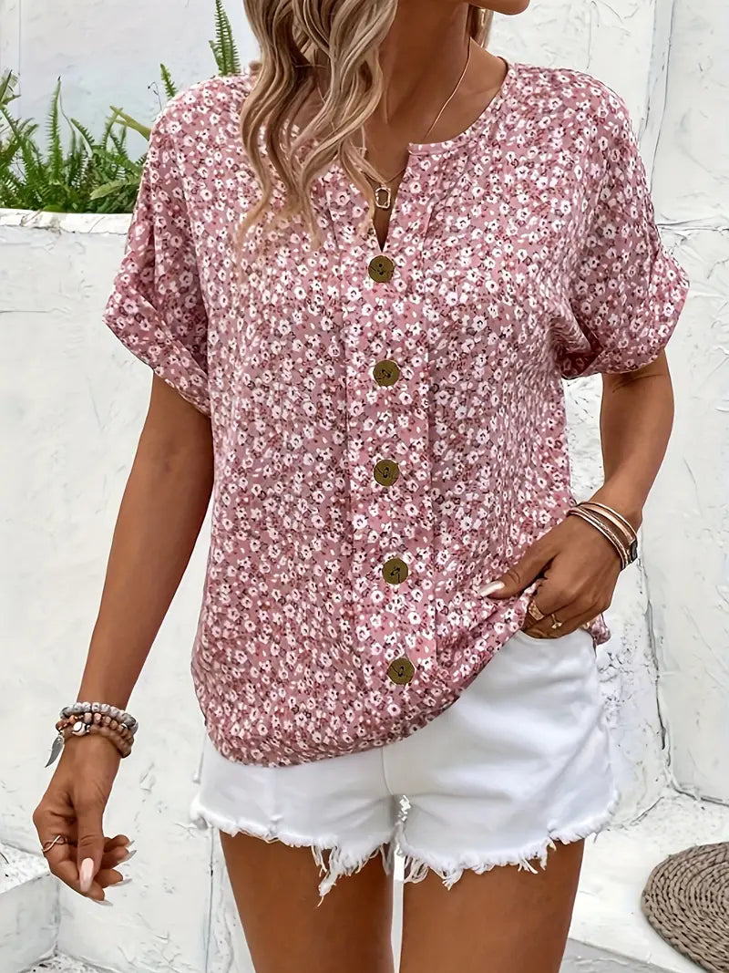 Verna | Bluză elegantă cu imprimeu floral