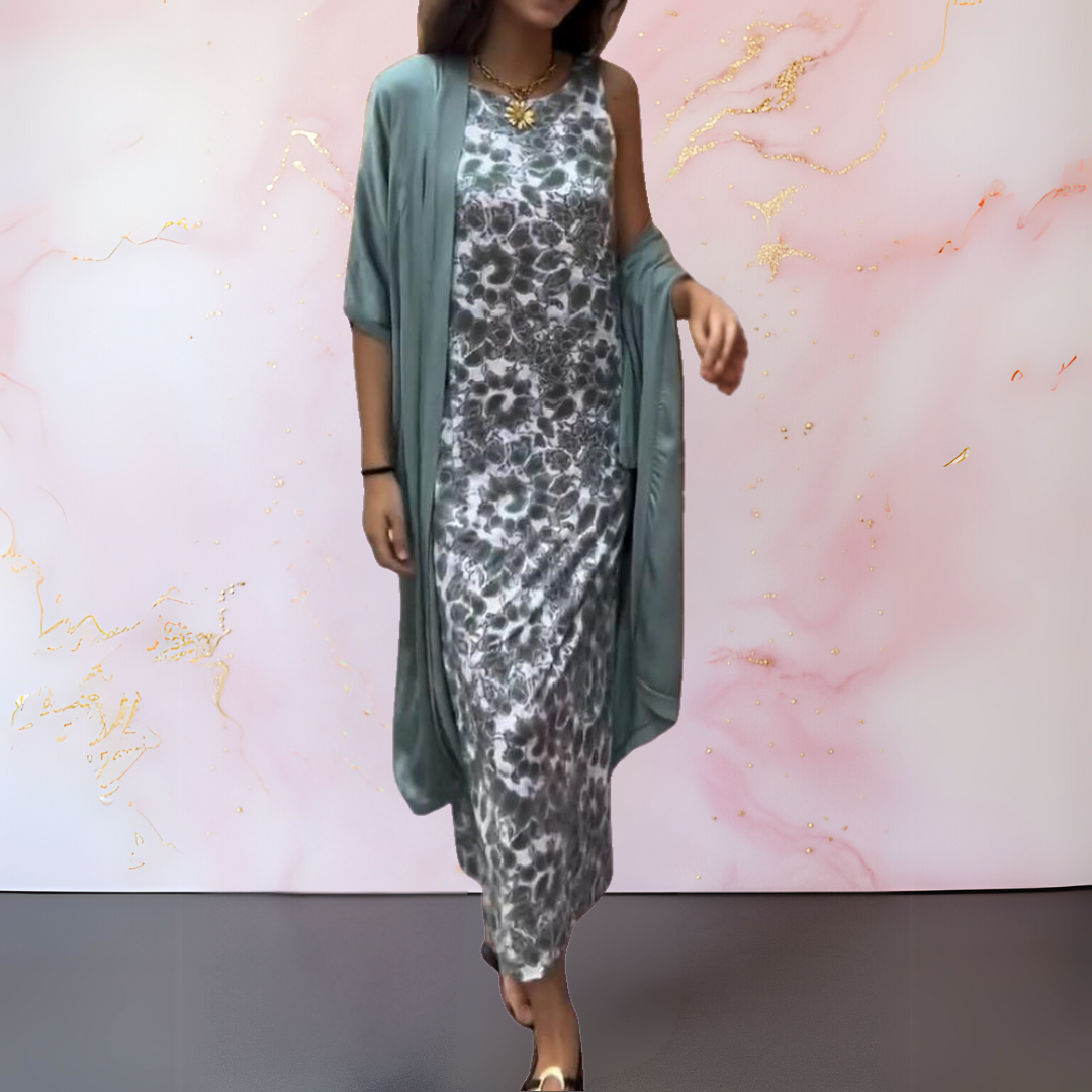Simone™ | Rochie elegantă cu pulover