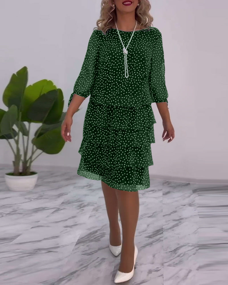 Karly - Rochie elegantă de toamnă