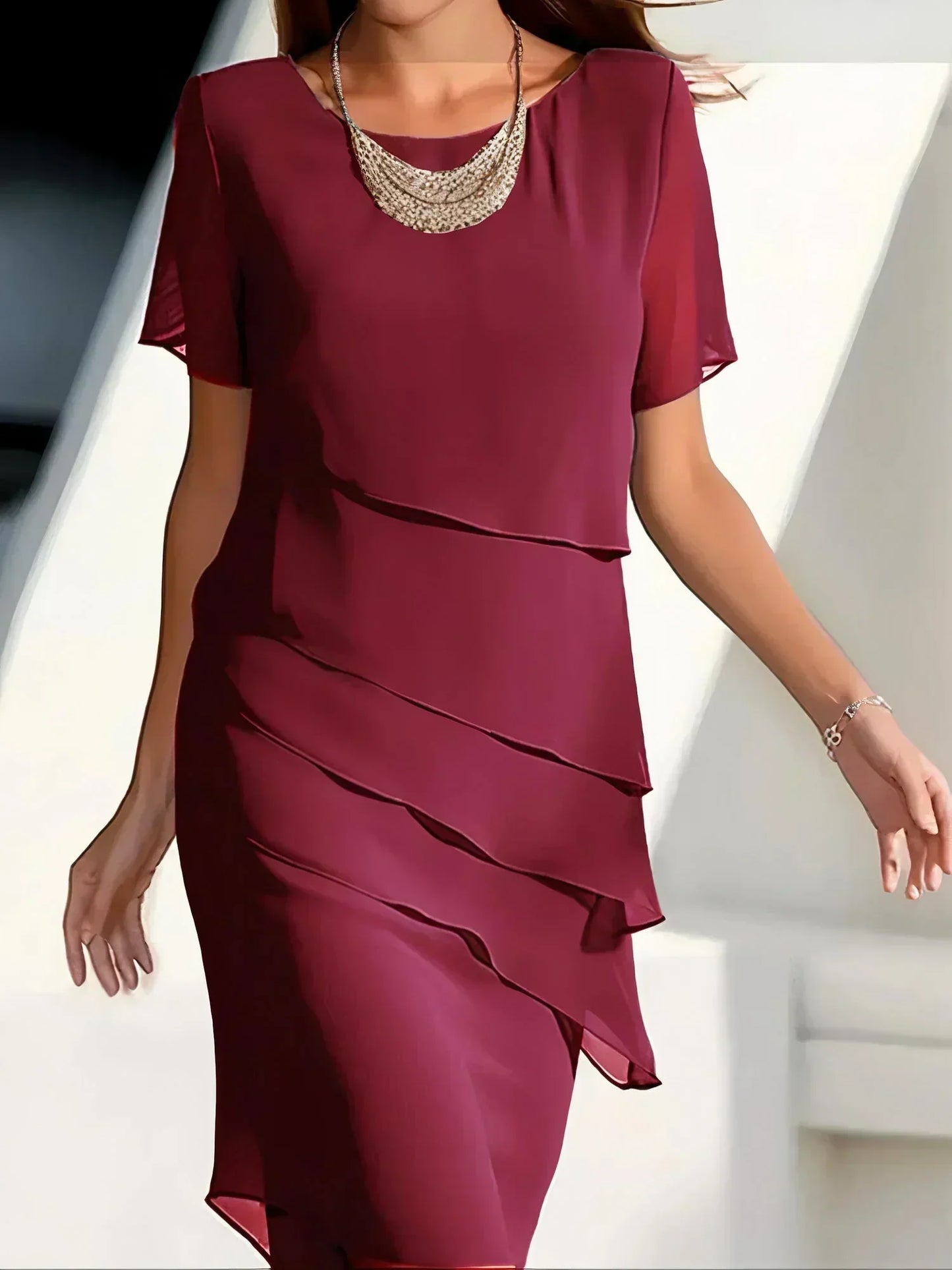 Lena | Rochie elegantă cu volane