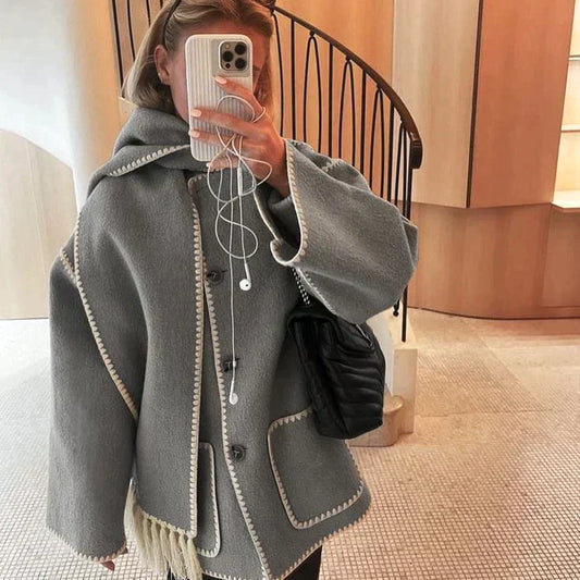 Lunira București™ | Mantou Chic Malika