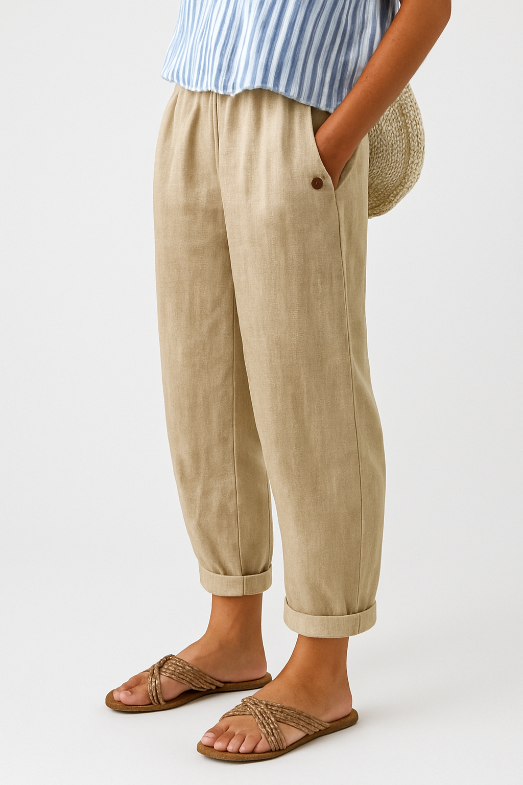 Isabele – Pantaloni eleganți cu buzunare laterale