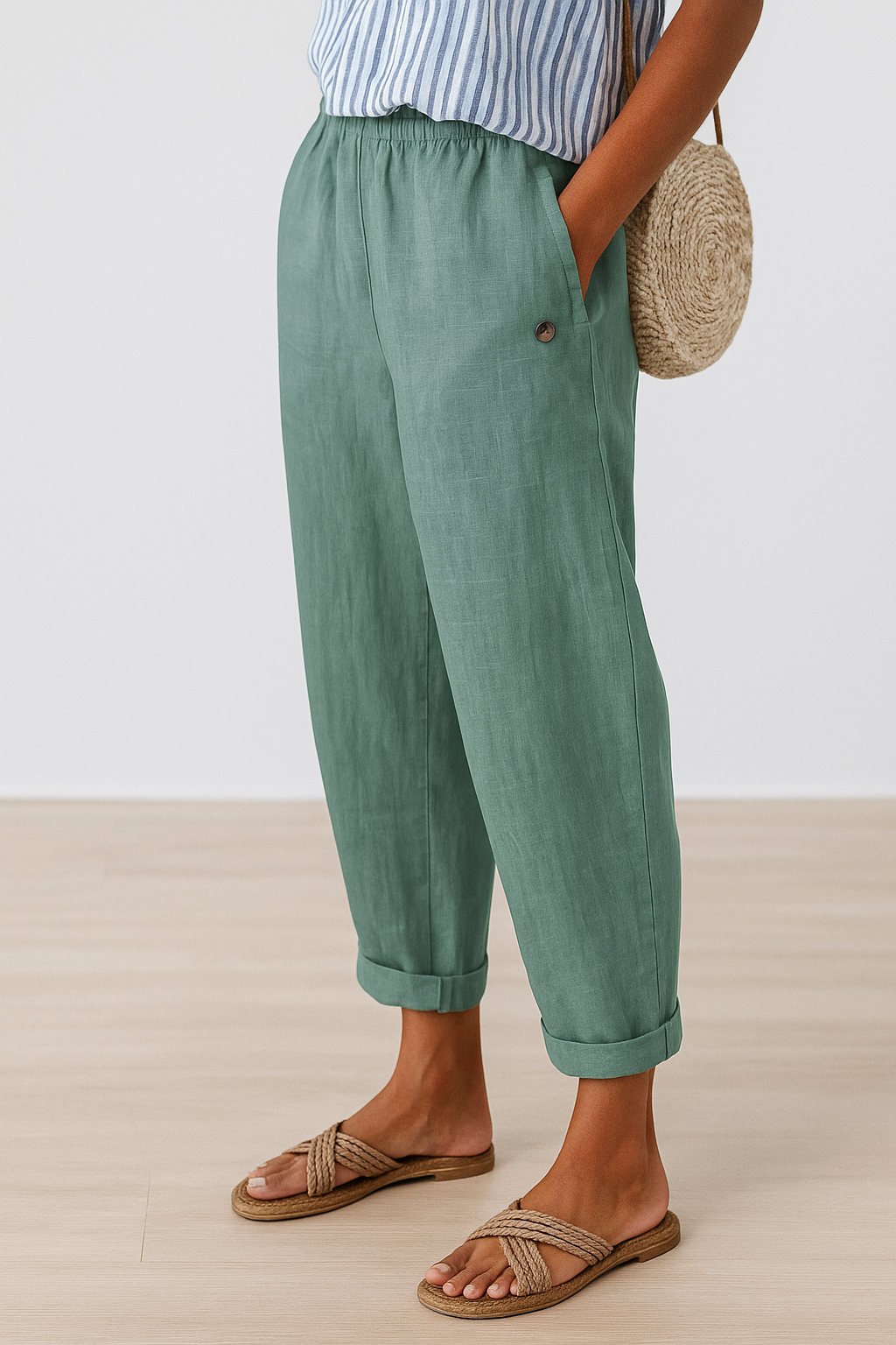 Isabele – Pantaloni eleganți cu buzunare laterale