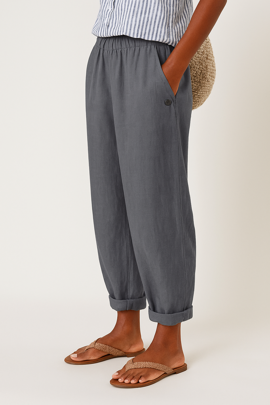 Isabele – Pantaloni eleganți cu buzunare laterale