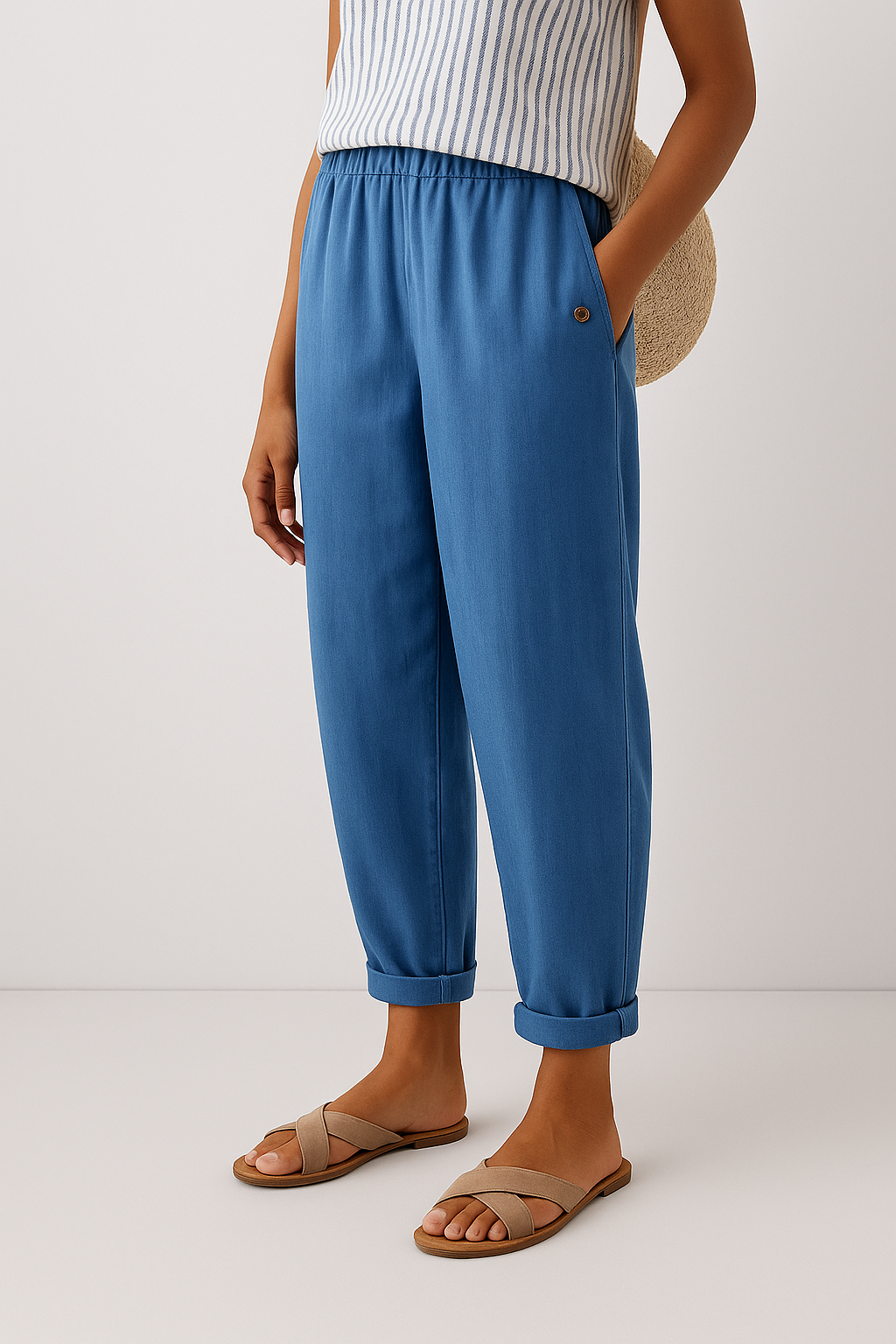 Isabele – Pantaloni eleganți cu buzunare laterale