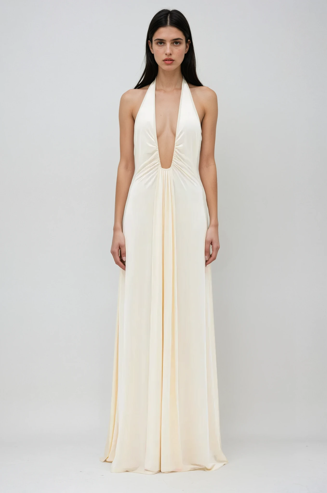 Althea – Rochie Lungă din Cupro
