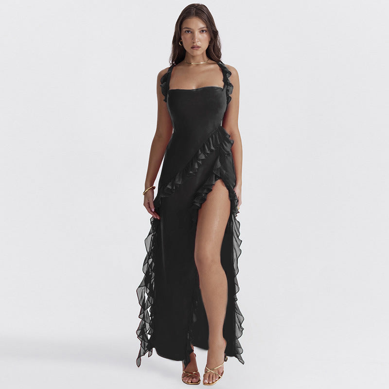 Dyane - Rochie maxi elegantă cu fante