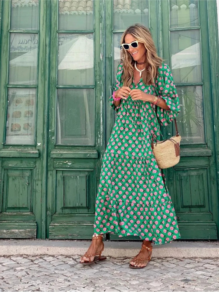 Aprilie | Rochie maxi Boho