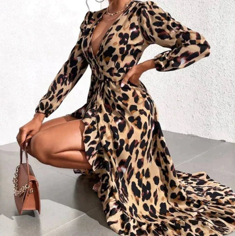 Lisandra – Rochie Elegantă cu Decolteu în V