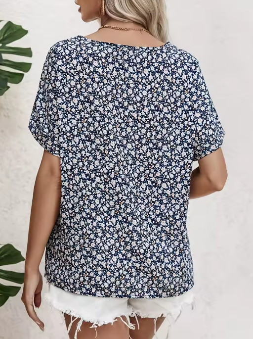 Verna | Bluză elegantă cu imprimeu floral