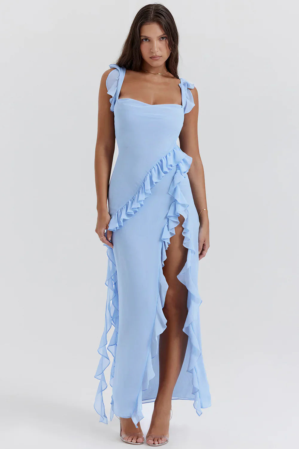Dyane - Rochie maxi elegantă cu fante