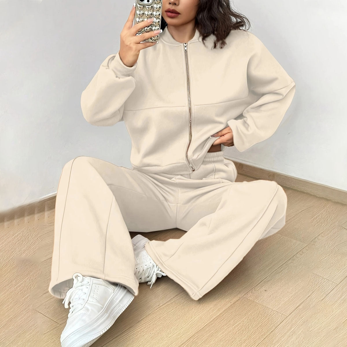 Lunira București™ | Vestă și Pantaloni Largi