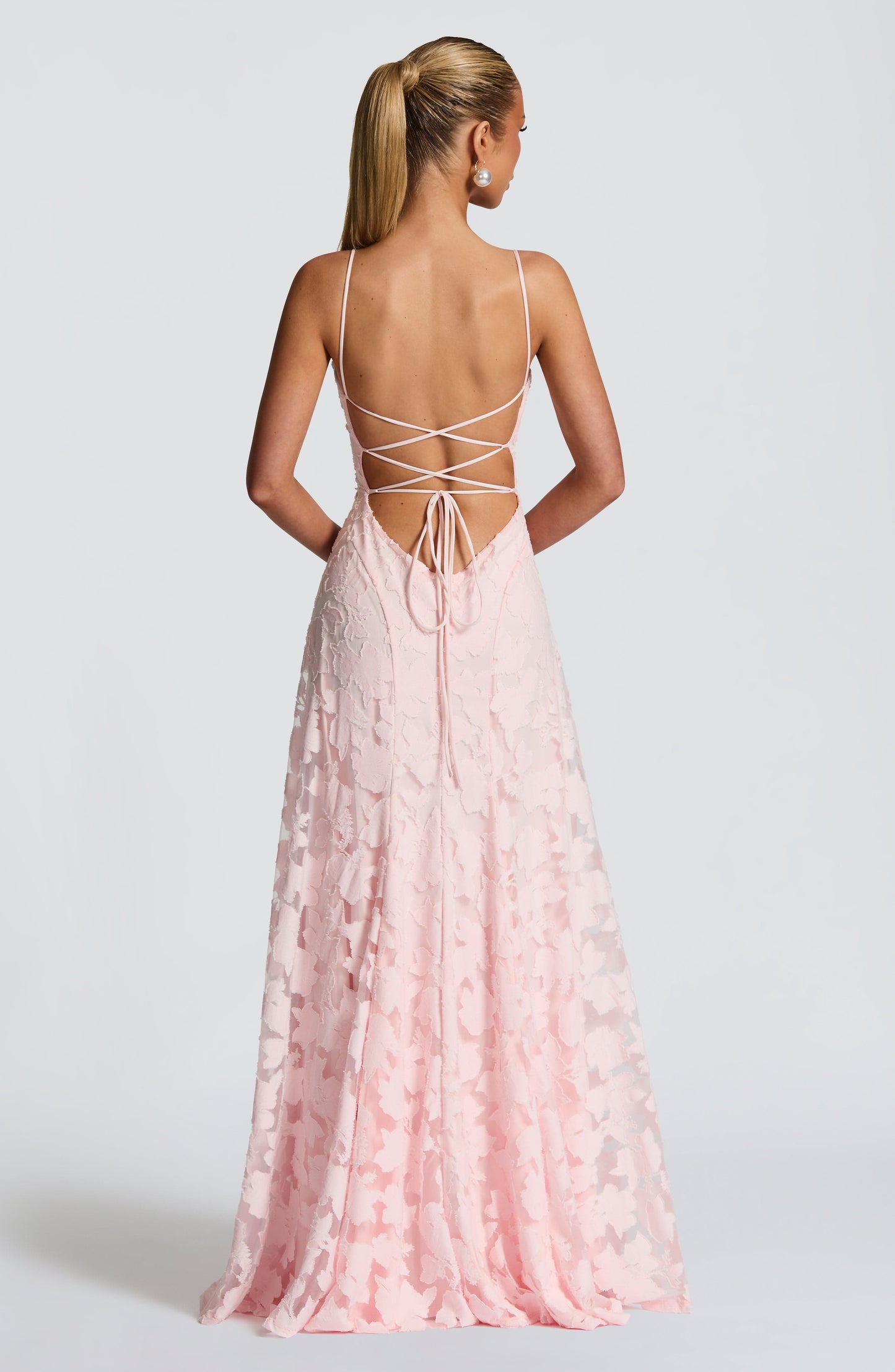 Francisa - Rochie lungă corset din dantelă