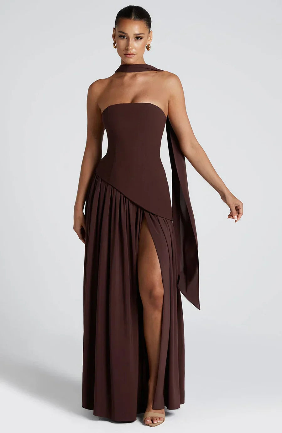 Oliwia - Rochie Lungă Elegantă și Fluidă