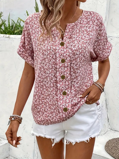 Verna | Bluză elegantă cu imprimeu floral