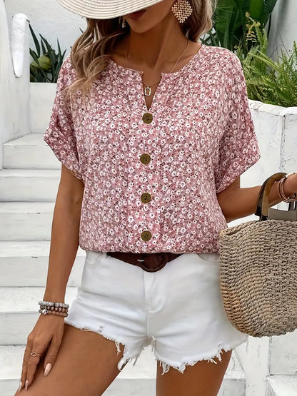 Verna | Bluză elegantă cu imprimeu floral