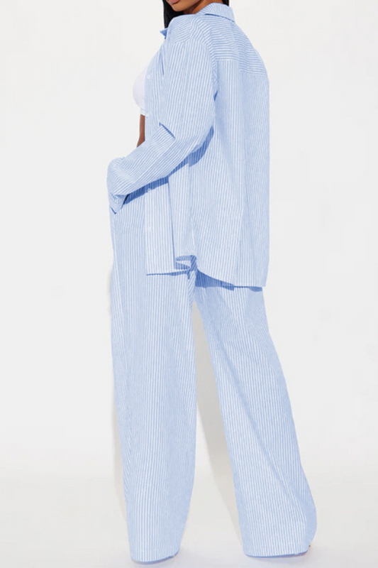 Pascale - Set din două piese, cu dungi și confortabil