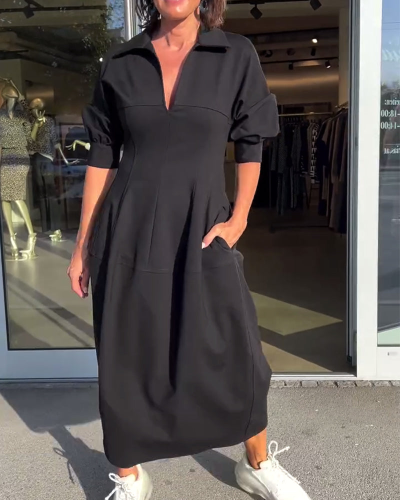 Karolin – Rochie lungă confortabilă