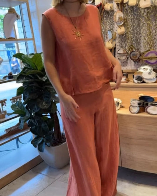 Flavia™ | Set boho elegant din două piese