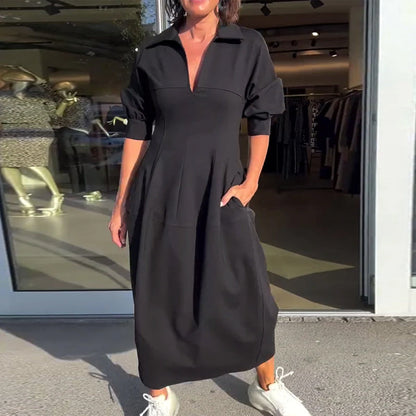 Karolin – Rochie lungă confortabilă