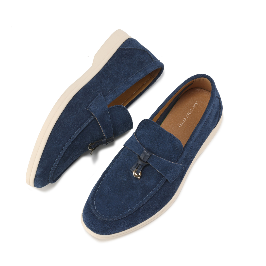 Lunira București™ | Mocasiini din piele nubuck fină Old Money