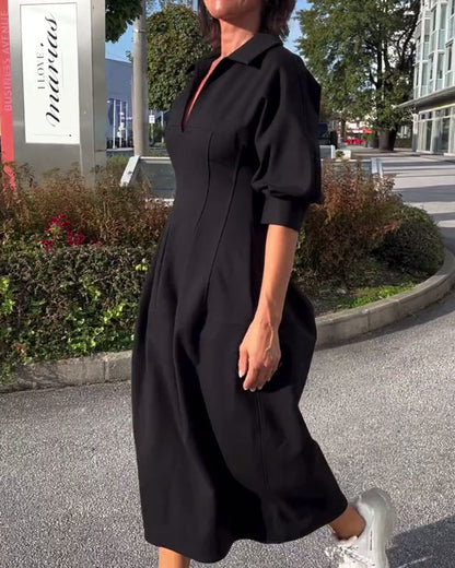Karolin – Rochie lungă confortabilă