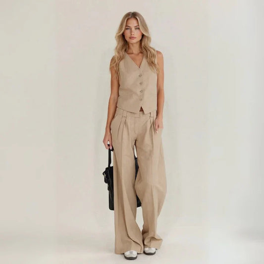 Anita – Set casual din in artizanal