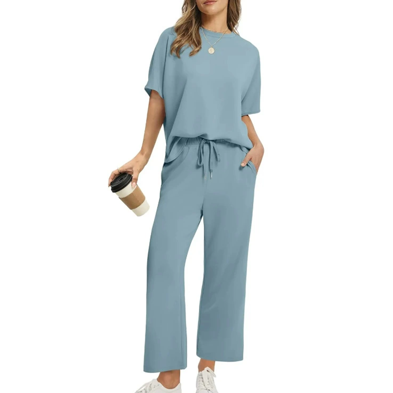 Marjorie – Set de relaxare cu top și pantaloni