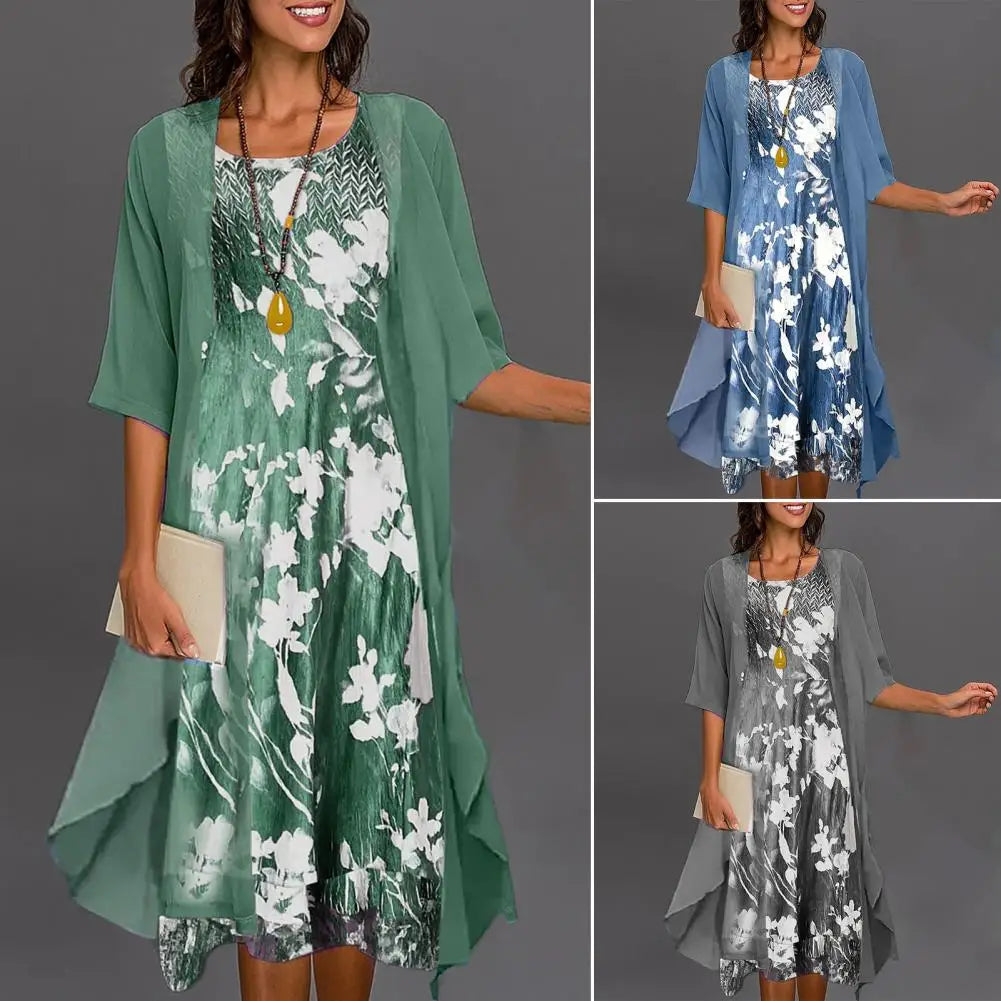 Karolína | Rochie elegantă cu flori