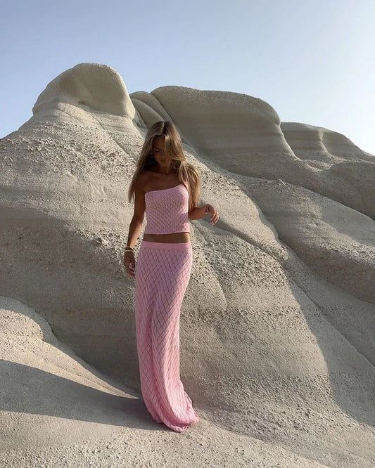 Liberty - Set tricotat cu o baretă