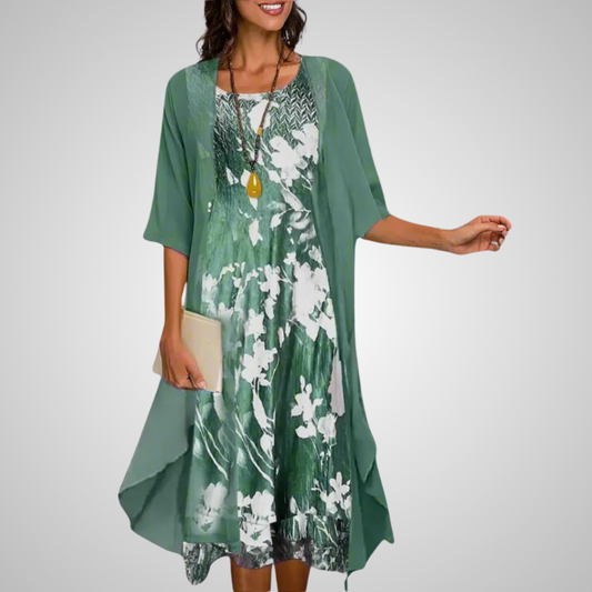 Karolína | Rochie elegantă cu flori