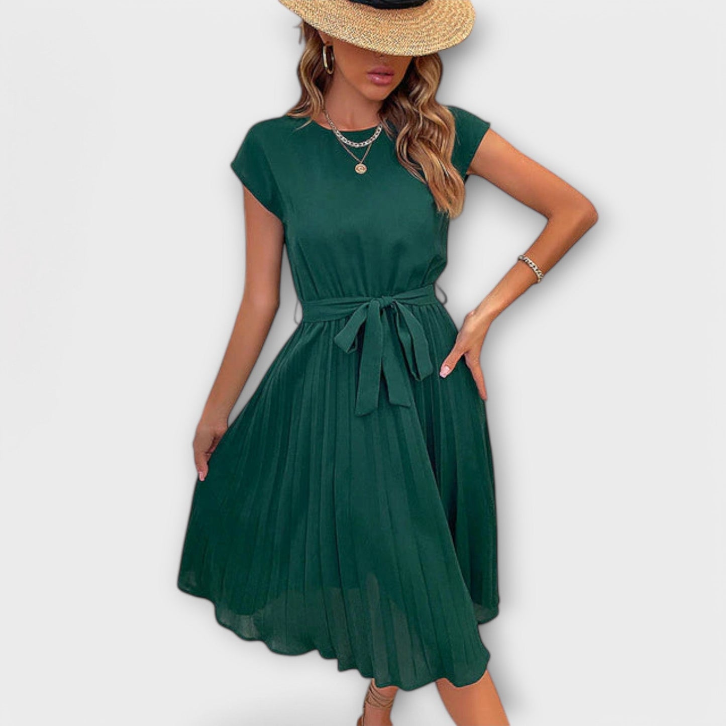 Claire – Rochie Plisată Casual