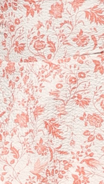 Isadora – Rochie maxi cu flori în nuanță de piersică