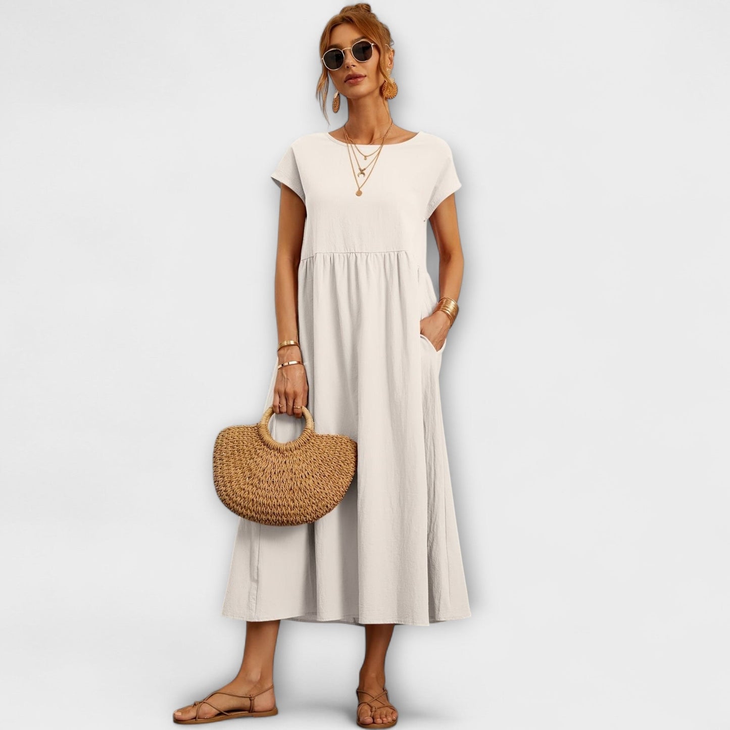 Magnolia – Rochie feminină elegantă cu farmec atemporal