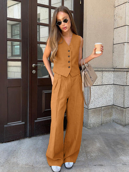 Anita – Set casual din in artizanal