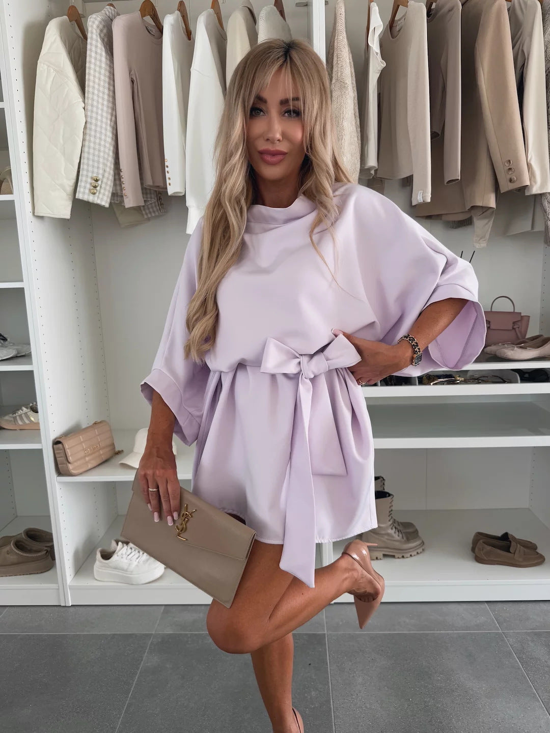 Léa – Rochie Elegantă cu Volane Bohème