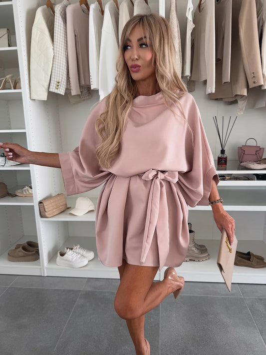 Léa – Rochie Elegantă cu Volane Bohème