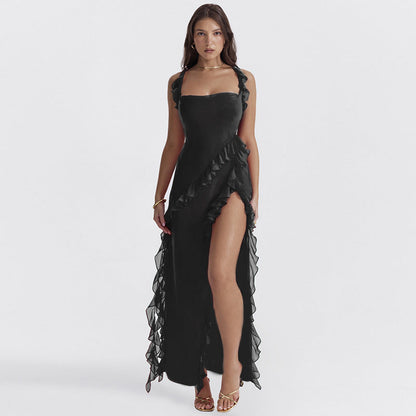 Dyane - Rochie maxi elegantă cu fante
