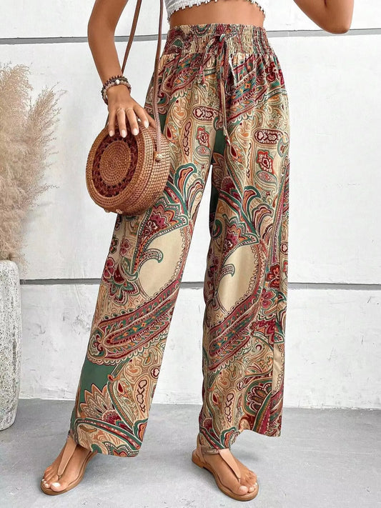 Analyn | Pantaloni boho lărgi