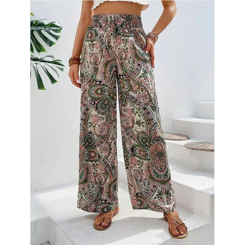 Analyn | Pantaloni boho lărgi