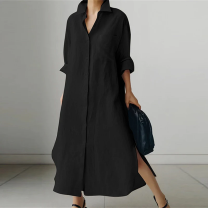 Marie - Rochie camasă oversize casual