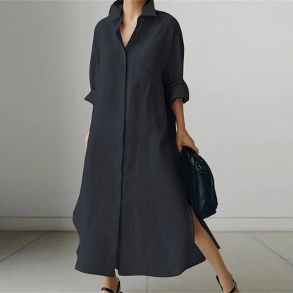 Marie - Rochie camasă oversize casual