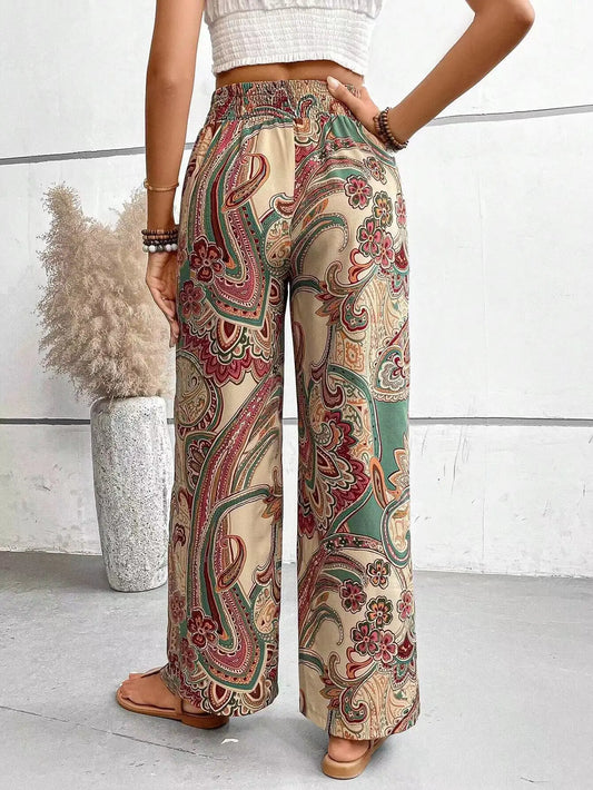 Analyn | Pantaloni boho lărgi
