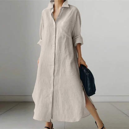 Marie - Rochie camasă oversize casual