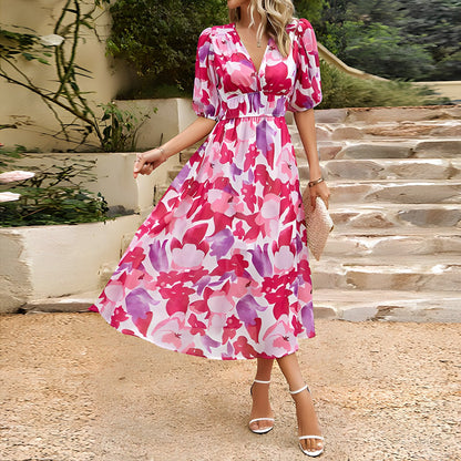 Paula™ | Adorabilă rochie cu decolteu în V