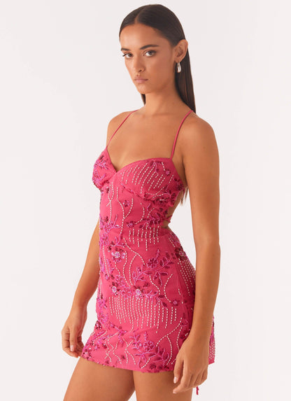 Christiane – Rochie Mini Strălucire și Eleganță