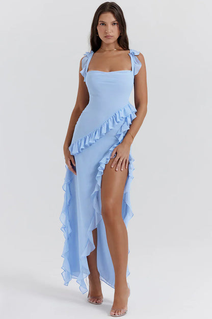 Dyane - Rochie maxi elegantă cu fante