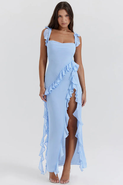 Dyane - Rochie maxi elegantă cu fante
