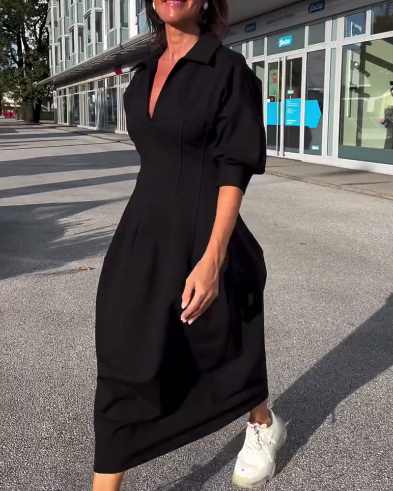 Karolin – Rochie lungă confortabilă